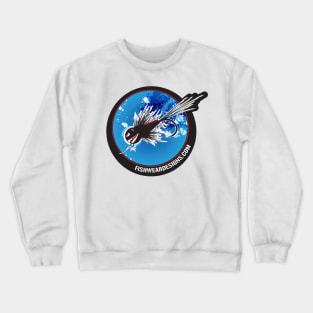 Psycho Nyph Fly Fishing Design Crewneck Sweatshirt